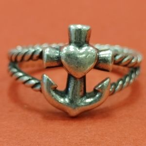 James Avery Faith Hope and Love Twisted Rope Ring